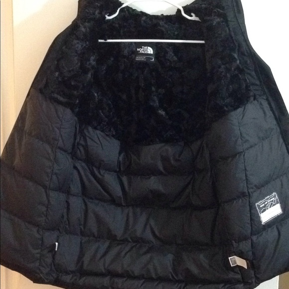 Girls The North Face Arctic Swirl Down Jacket LG - Picture 4 of 8
